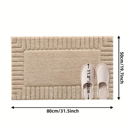 Asahi Stripe Bath Rug – Minimalist Calm for Everyday Rituals
