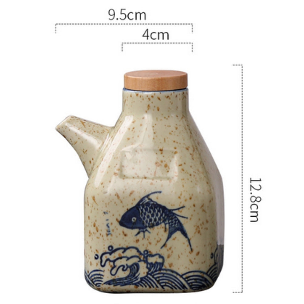 Shiori Glass Oil Bottle – Quiet Control for the Modern Kitchen