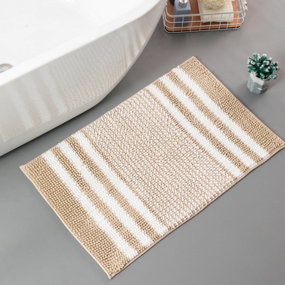 StriaChen Bath Mat – Soft Texture for Quiet Grounding
