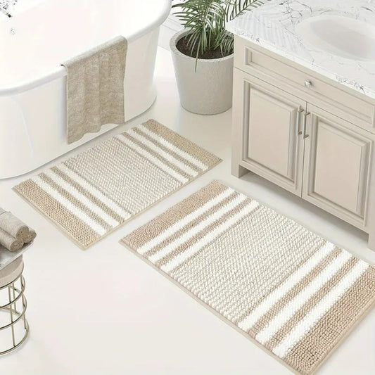 StriaChen Bath Mat – Soft Texture for Quiet Grounding