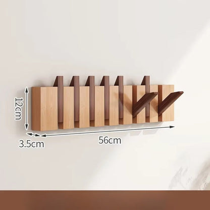 Compose Wall Hook Rack – Piano-Inspired Wooden Design