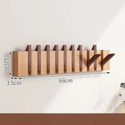 Compose Wall Hook Rack – Piano-Inspired Wooden Design