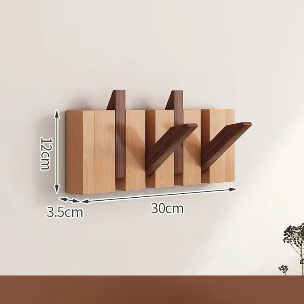 Compose Wall Hook Rack – Piano-Inspired Wooden Design