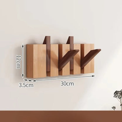 Compose Wall Hook Rack – Piano-Inspired Wooden Design