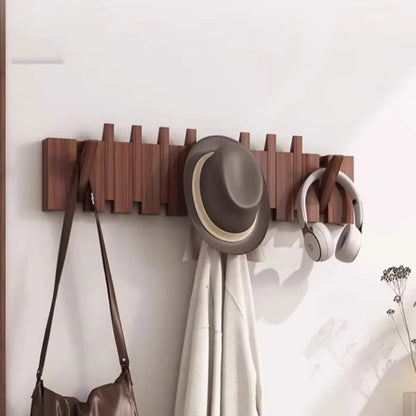 Compose Wall Hook Rack – Piano-Inspired Wooden Design