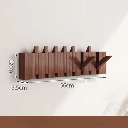 Compose Wall Hook Rack – Piano-Inspired Wooden Design