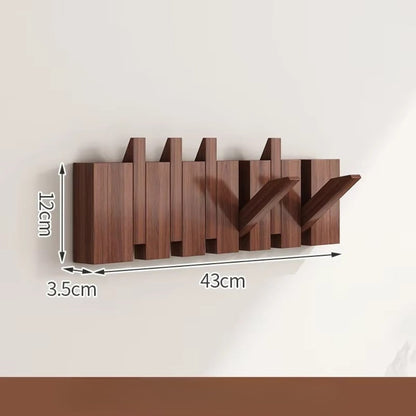 Compose Wall Hook Rack – Piano-Inspired Wooden Design
