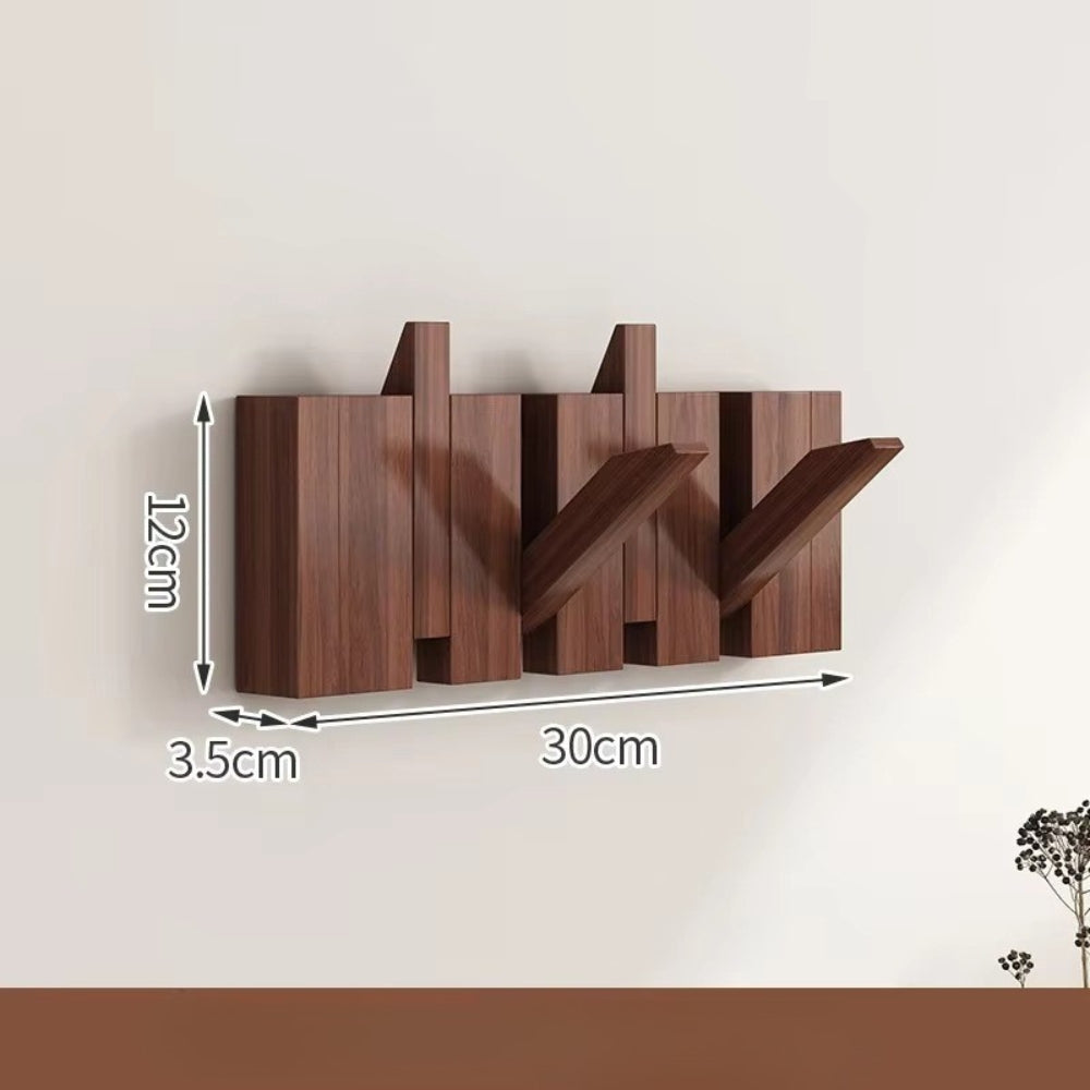 Compose Wall Hook Rack – Piano-Inspired Wooden Design