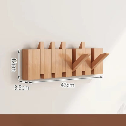 Compose Wall Hook Rack – Piano-Inspired Wooden Design