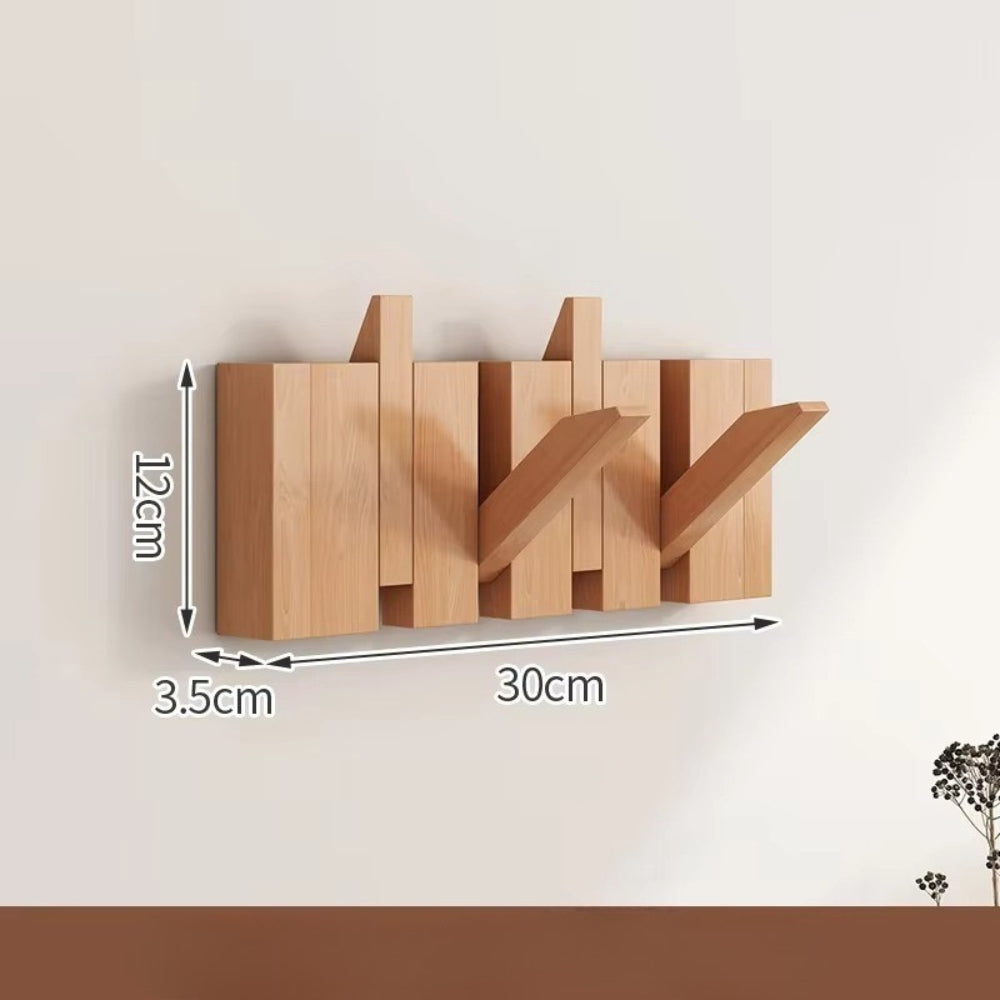 Compose Wall Hook Rack – Piano-Inspired Wooden Design