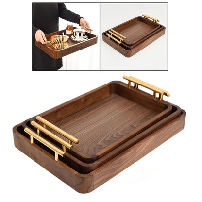 VistaWood Walnut Serving Tray – Calm Elegance for Serving & Styling