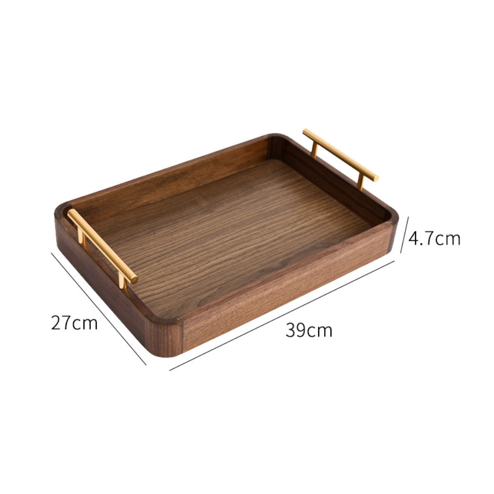 VistaWood Walnut Serving Tray – Calm Elegance for Serving & Styling