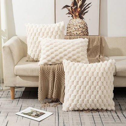 Marshmello Cushion Cover – Ultra-Soft Bouclé Texture for Comfy, Curated Spaces