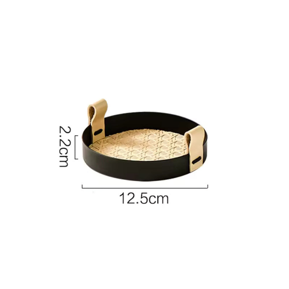 SkandiWeave Handcrafted Rattan Tray