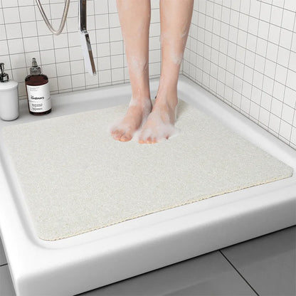 SteadyMat Shower Pad – Non-Slip Bathroom Mat with Clean Lines & Quick-Drain Design
