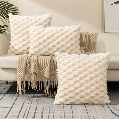 Marshmello Cushion Cover – Ultra-Soft Bouclé Texture for Comfy, Curated Spaces