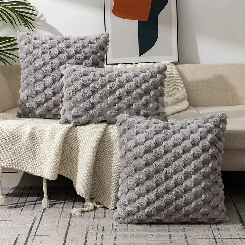 Marshmello Cushion Cover – Ultra-Soft Bouclé Texture for Comfy, Curated Spaces