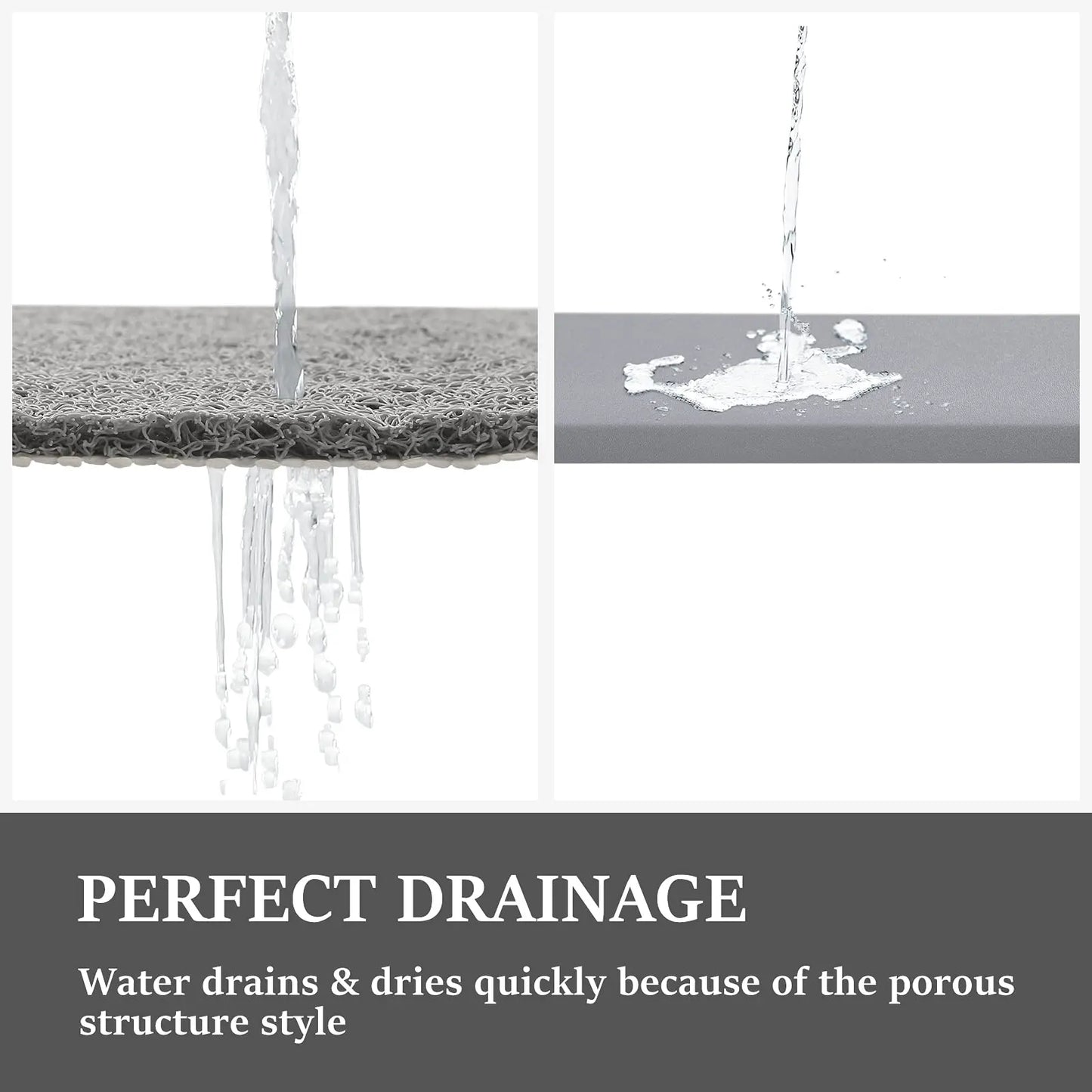 SteadyMat Shower Pad – Non-Slip Bathroom Mat with Clean Lines & Quick-Drain Design