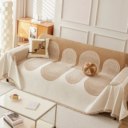 TuckForm Chenille Sofa Cover – Soft Stretch Slipcover for Elevated Everyday Comfort