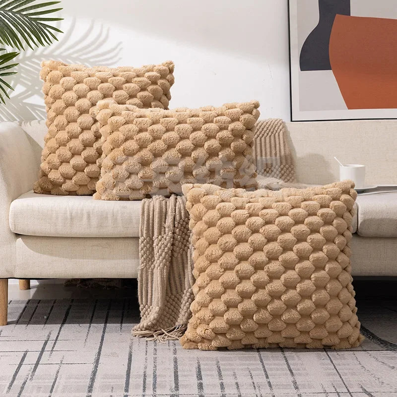 Marshmello Cushion Cover – Ultra-Soft Bouclé Texture for Comfy, Curated Spaces