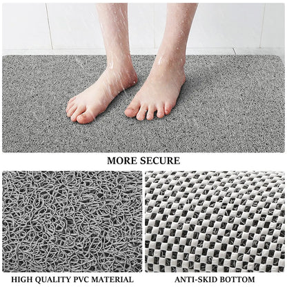 SteadyMat Shower Pad – Non-Slip Bathroom Mat with Clean Lines & Quick-Drain Design