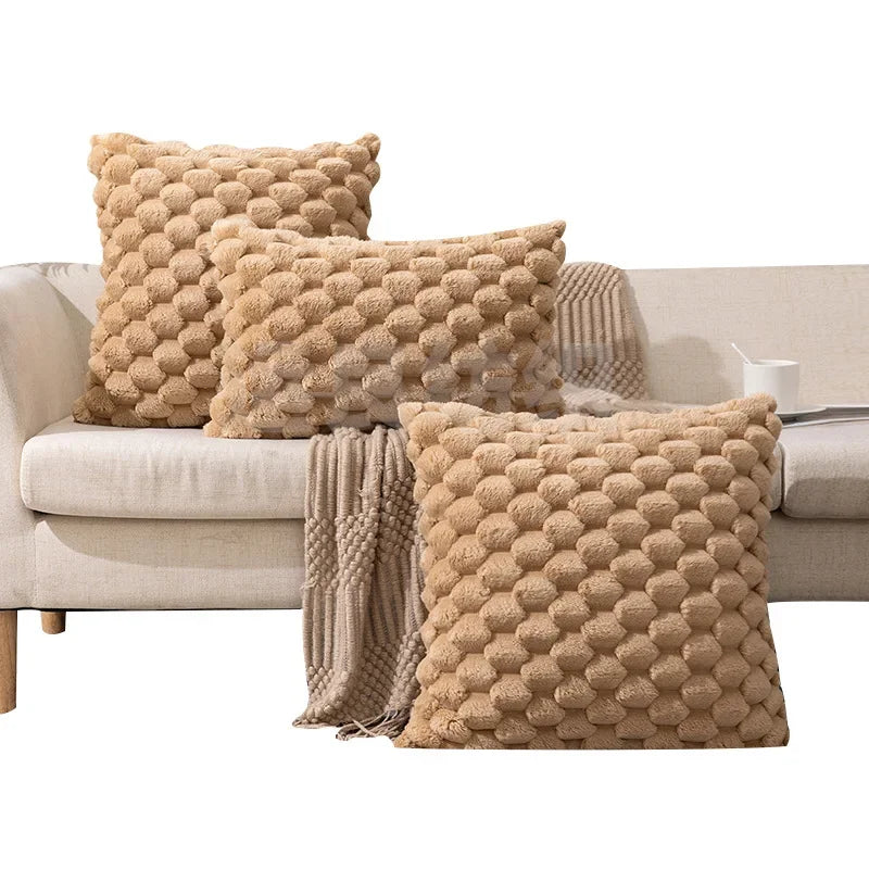 Marshmello Cushion Cover – Ultra-Soft Bouclé Texture for Comfy, Curated Spaces