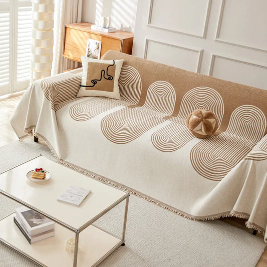 TuckForm Chenille Sofa Cover – Soft Stretch Slipcover for Elevated Everyday Comfort