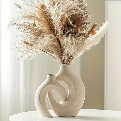 Unity Vase Duo – Sculptural Ceramic Vases for Intentional, Artful Living
