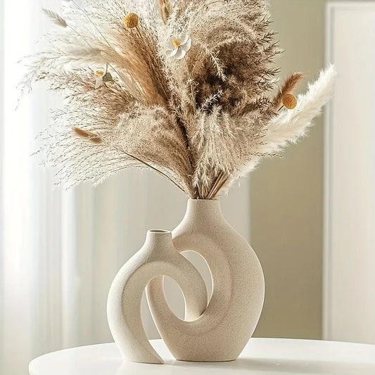 Unity Vase Duo – Sculptural Ceramic Vases for Intentional, Artful Living