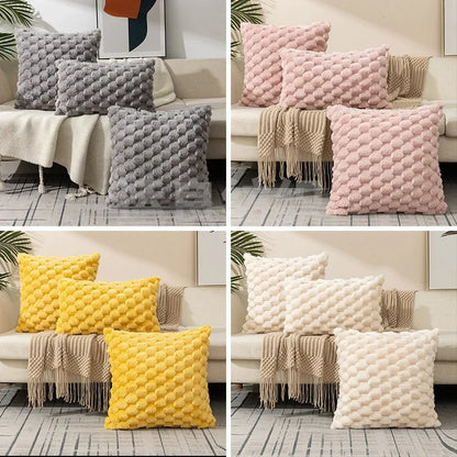 Marshmello Cushion Cover – Ultra-Soft Bouclé Texture for Comfy, Curated Spaces