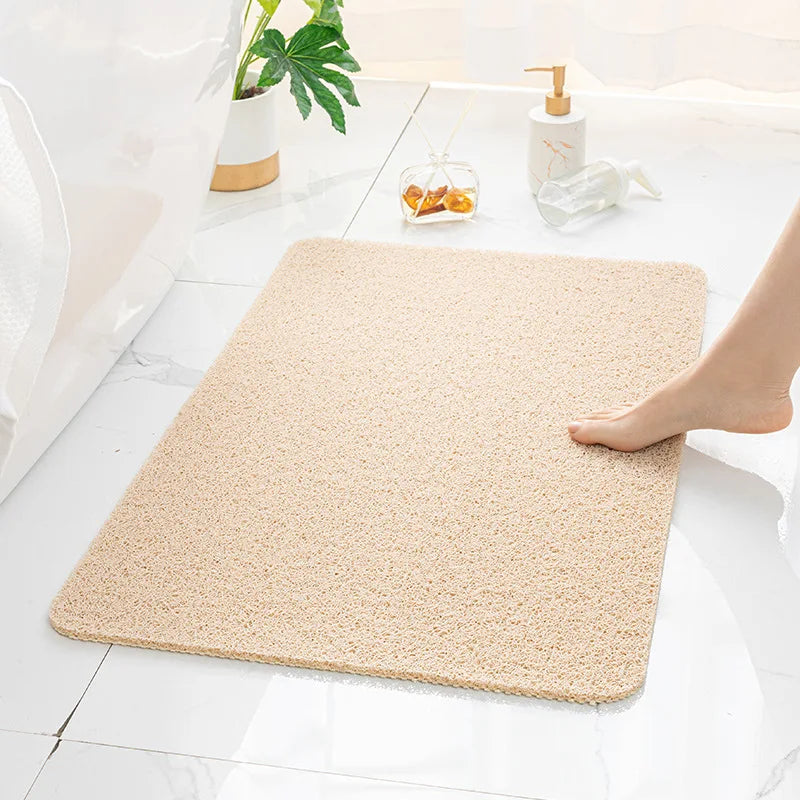 SteadyMat Shower Pad – Non-Slip Bathroom Mat with Clean Lines & Quick-Drain Design