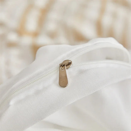 Satori Stripe Duvet Set – Soft Lines with Tassel Detail