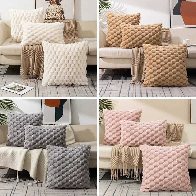 Marshmello Cushion Cover – Ultra-Soft Bouclé Texture for Comfy, Curated Spaces