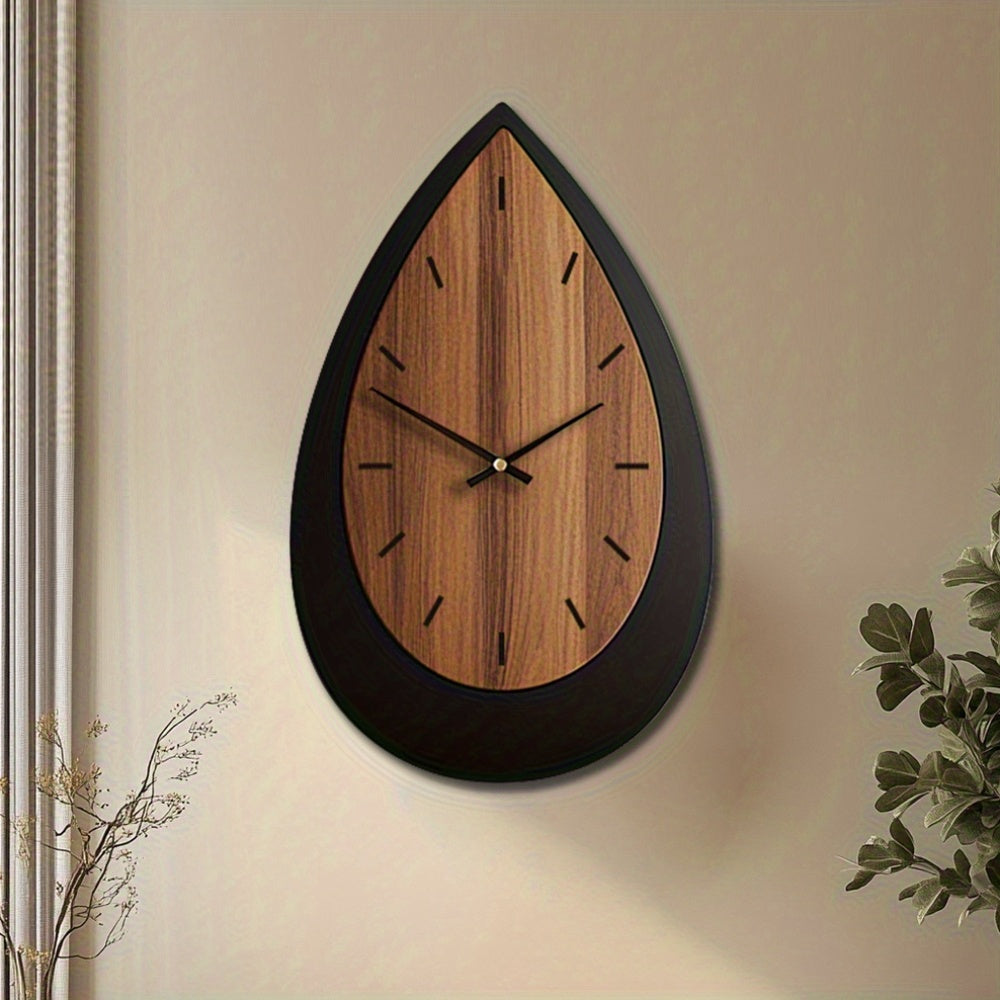 Rivelle Wooden Wall Clock – Irregular Artisan Form