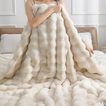 CloudVelvet Throw Blanket – Ultra-Soft Milk Flannel for Everyday Calm