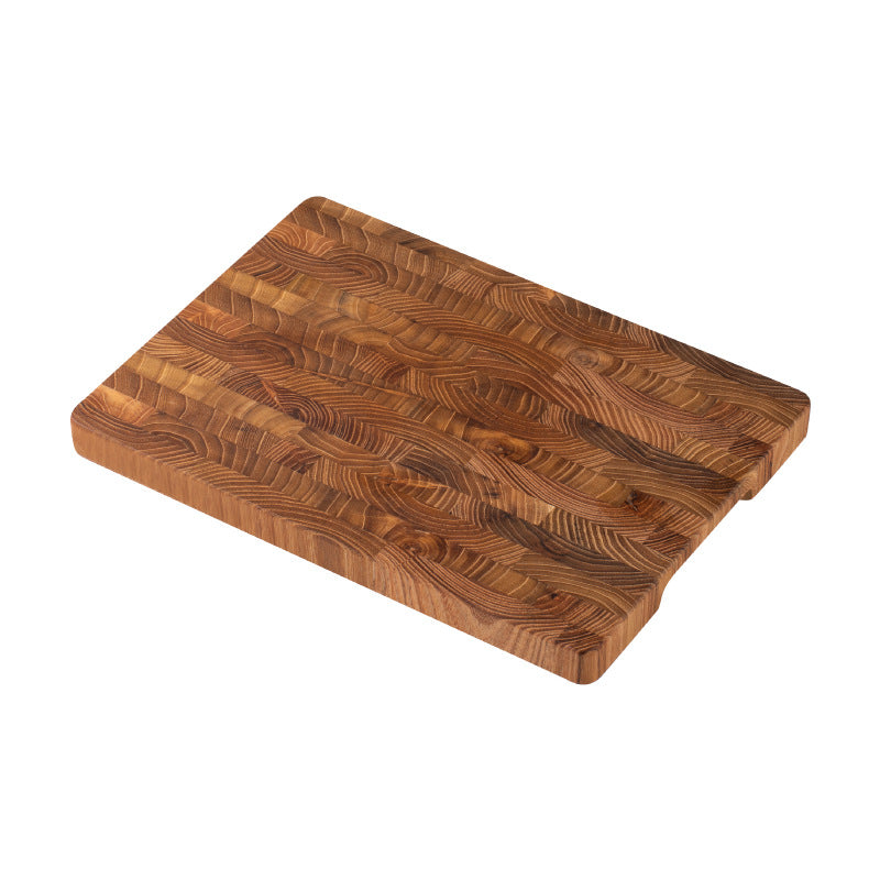 GrainBlock Teak Board – Thick Teak Wood Chopping & Serving Surface