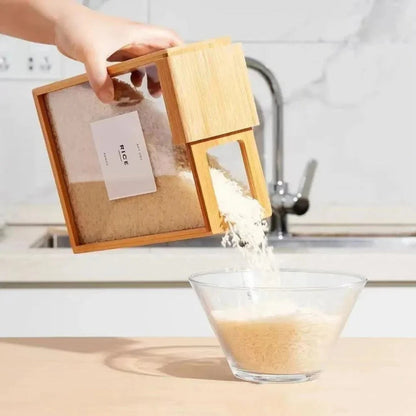 SlideGrain Bamboo Storage Box – Quiet Function Meets Natural Form