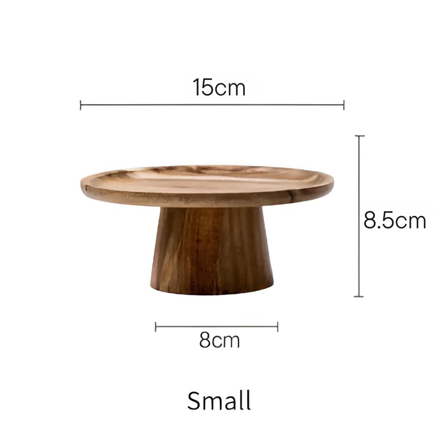 KōraStand Wooden Cake Plate – Elevated Simplicity for Gathered Moments