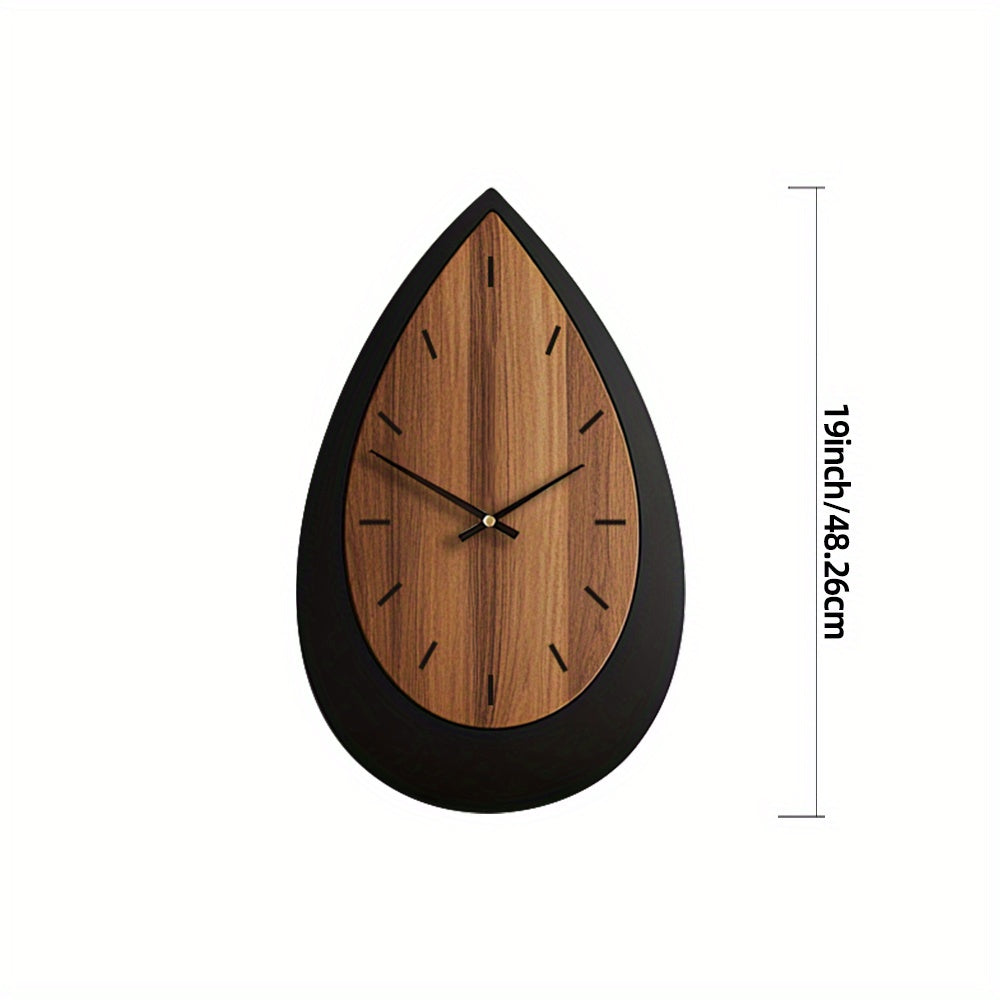 Rivelle Wooden Wall Clock – Irregular Artisan Form