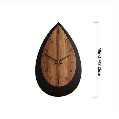 Rivelle Wooden Wall Clock – Irregular Artisan Form
