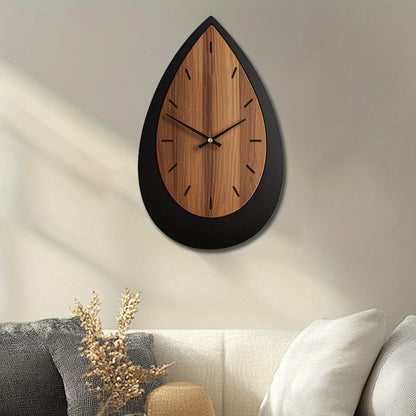Rivelle Wooden Wall Clock – Irregular Artisan Form