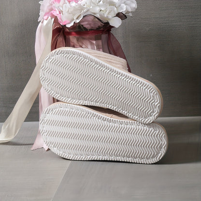 Céline Winter Slippers – Women's Fleece-Lined Bow Comfort