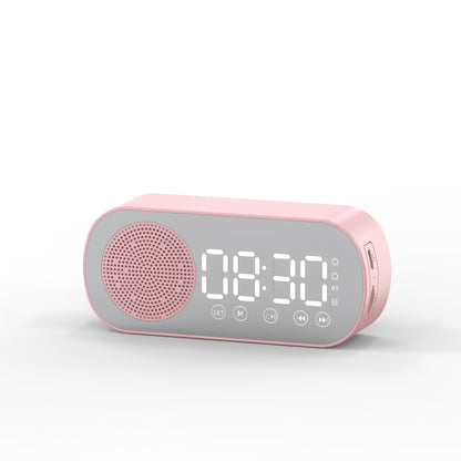 LumoTime Mirror Clock – LED Alarm with Bluetooth, FM Radio & USB Charging