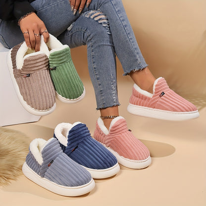 Corvella Winter Slippers – Plush-Lined Indoor & Outdoor Comfort