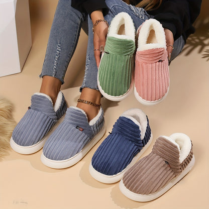 Corvella Winter Slippers – Plush-Lined Indoor & Outdoor Comfort