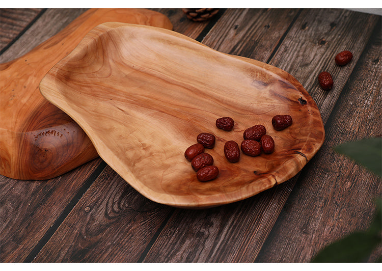 MoriTray Wooden Serving Tray – Minimalist Tray for Snacks