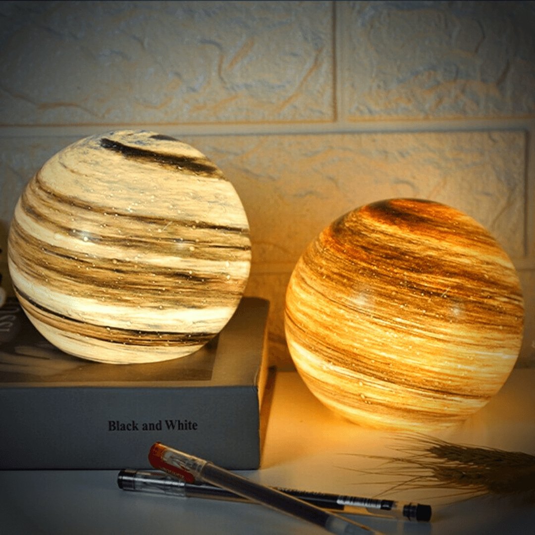 CelestiMoon Glass Lamp – Sculpted Lunar Light for Calm, Atmospheric Spaces