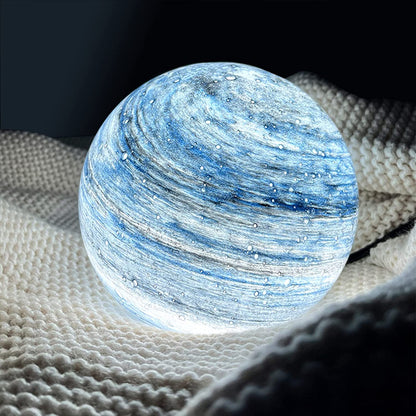 CelestiMoon Glass Lamp – Sculpted Lunar Light for Calm, Atmospheric Spaces