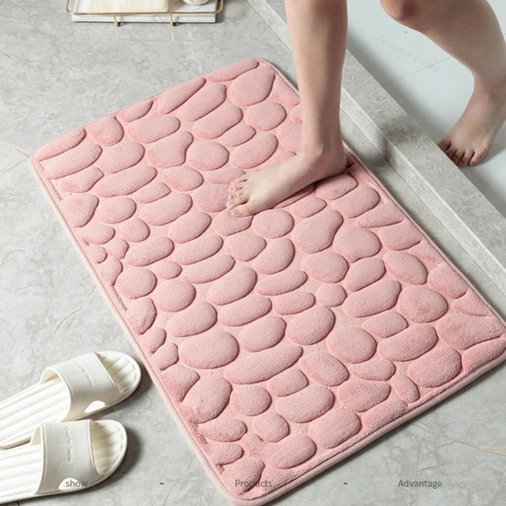 SoftStone Bath Mat – Absorbent Microfibre Mat for Calm, Spa-Inspired Bathrooms