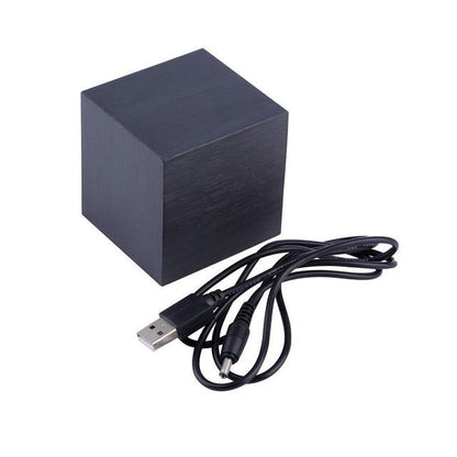 SerenGlow Cube Clock – Minimalist LED Alarm with Calm Display